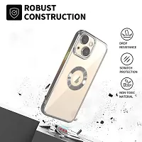 Imperium Clear Back Case for Apple iPhone 13 [Never Yellow] Luxury Electroplating Protective Slim Thin Cover with Camera Lens Protector Design Compatible for Apple iPhone 13 - Silver.-thumb4