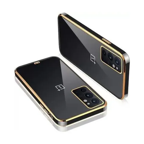 Imperium Chrome Plated Transparent Silicone Back Cover for OnePlus 9RT.