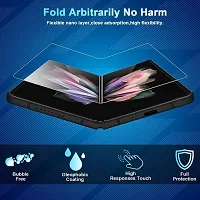 Imperium HD Clear Screen Protector (Full Covered Outer + Inside TPU Film + Back Panel) designed for Samsung Galaxy Fold 3 5G - Transaprent-thumb4