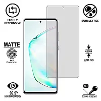 Imperium Frosted Matte Finish (Anti -Scratch) Tempered Glass Screen Protector for Samsung Galaxy Note 10 Lite-thumb1