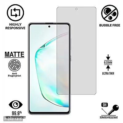 Imperium Frosted Matte Finish (Anti -Scratch) Tempered Glass Screen Protector for Samsung Galaxy Note 10 Lite-thumb2