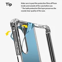 Imperium Back Cover for Samsung Galaxy Z Flip 3 5G, Slim Fit Crystal Clear Hard PC  Soft TPU Bumper Cover with Shockproof Heavy Duty Protection (Clear).-thumb4