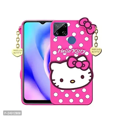 Imperium 3D Hello Kitty Soft Rubber-Silicon Back Cover for Realme C15