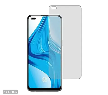 Imperium Frosted Matte Finish (Anti -Scratch) Tempered Glass Screen Protector for Oppo F17 Pro