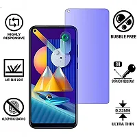 Imperium Anti Blue Light (Blue Light Resistant to Protect your Eyes) Tempered Glass Screen Protector for Samsung Galaxy M11-thumb1