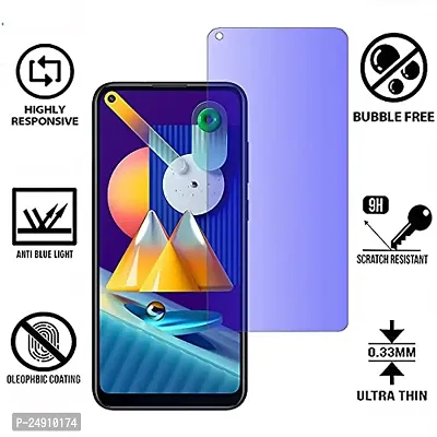 Imperium Anti Blue Light (Blue Light Resistant to Protect your Eyes) Tempered Glass Screen Protector for Samsung Galaxy M11-thumb2