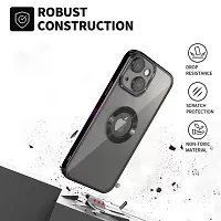 Imperium Clear Back Case for Apple iPhone 14 [Never Yellow] Luxury Electroplating Protective Slim Thin Cover with Camera Lens Protector Design Compatible for Apple iPhone 14 - Black.-thumb4