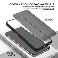 Imperium Marvelous Rubberized (Matte Finish) Translucent (Smoky Grey Color Back Panel) Shockproof Back Case Cover with Camera Bump Protection for Realme-thumb1