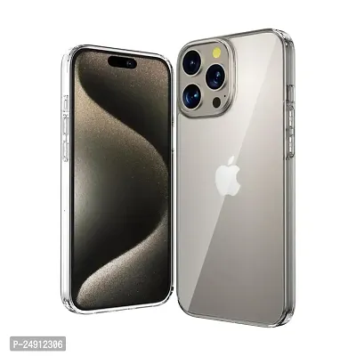 Imperium Back Case for iPhone 15 Pro | Non-Yellowing | Military-Grade Protective Case | Hard Back  Soft Bumper | Raised Bezels for Extra Protection of Camera  Screen (Liquid Crystal Clear).