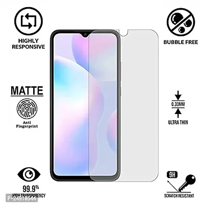 Imperium Matte Finish (Anti-Scratch, Frosted look) Tempered Glass Screen Protector for Redmi 9, Redmi 9A, Redmi 9C,  Redmi 9i-thumb2