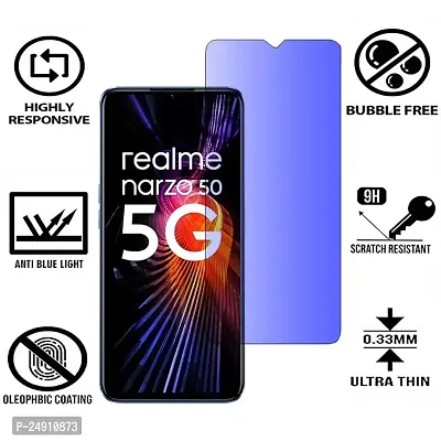 Imperium Anti Blue Light (Blue Light Resistant to Protect your Eyes) Tempered Glass Screen Protector for Realme Narzo 50 5G-thumb2