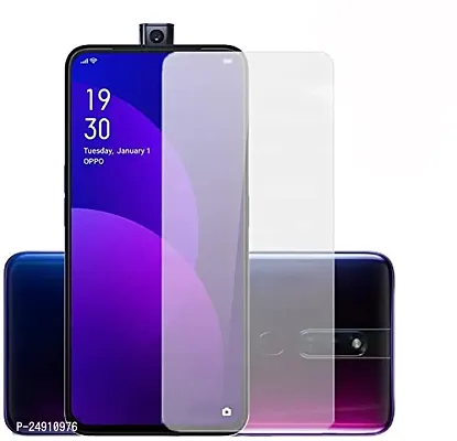 Imperium Frosted Matte Finish (Anti -Scratch) Tempered Glass Screen Protector for Oppo F11 Pro