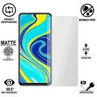 Imperium Matte Finish (Anti-Scratch, Frosted look) Tempered Glass Screen Protector for Redmi Note 9 Pro  Redmi Note 9 Pro Max-thumb1