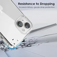 Imperium Back Case for iPhone 15 | Non-Yellowing | Military-Grade Protective Case | Hard Back  Soft Bumper|Raised Bezels for Extra Protection of Camera  Screen (Liquid Crystal Clear).-thumb4