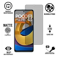 Imperium Frosted Matte Finish (Anti-Scratch) Tempered Glass Screen Protector for Poco M4 Pro 5G.-thumb1