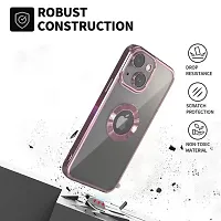 Imperium Clear Back Case for Apple iPhone 13 [Never Yellow] Luxury Electroplating Protective Slim Thin Cover with Camera Lens Protector Design Compatible for Apple iPhone 13 - Pink.-thumb4
