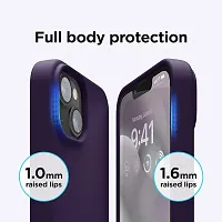 Imperium Silicone Back Case for Apple iPhone 13 |Liquid Silicone| Thin, Slim, Soft Rubber Gel Case | Raised Bezels for Extra Protection of Camera  Screen (Deep Purple).-thumb3