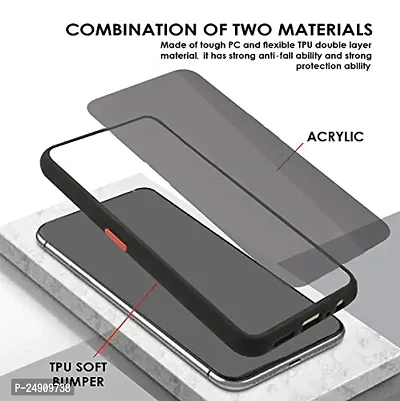 Imperium Rubberized (Matte Finish) Translucent (Smoky Grey Color Back Panel) Shockproof Back Case Cover with Camera Bump Protection for Oneplus-thumb2