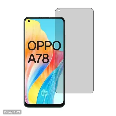 Imperium Frosted Matte Finish (Anti-Scratch) Tempered Glass Screen Protector for OPPO A78 4G.