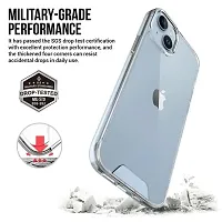 Imperium Back Cover for iPhone 15 | Ultra Hybrid Clear Space Case | Hard Back  Soft Bumper | Raised Bezels for Extra Protection of Screen  Camera (Crystal Clear).-thumb3