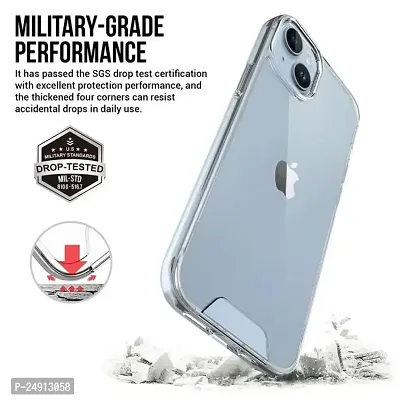 Imperium Back Cover for iPhone 15 | Ultra Hybrid Clear Space Case | Hard Back  Soft Bumper | Raised Bezels for Extra Protection of Screen  Camera (Crystal Clear).-thumb4