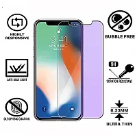 Imperium Anti Blue Light (Blue Light Resistant to Protect your Eyes) Tempered Glass Screen Protector compatible for Apple Iphone X  Iphone Xs-thumb1