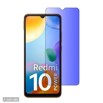 Imperium Anti Blue Light (Blue Light Resistant to Protect your Eyes) Tempered Glass Screen Protector for Redmi 10 Power.