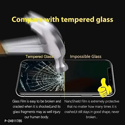 Imperium Crystal Clear Transparent Impossible Fiber Screen Protector (Flexible Glass) for Redmi Note 10  Redmi Note 10s-thumb2