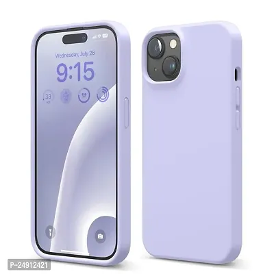 Imperium Silicone Back Case for Apple iPhone 15 Plus |Liquid Silicone| Thin, Slim, Soft Rubber Gel Case | Raised Bezels for Extra Protection of Camera  Screen (Lavender).-thumb0