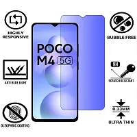 Imperium Anti Blue Light (Blue Light Resistant to Protect your Eyes) Tempered Glass Screen Protector for Poco M4 5G.-thumb1