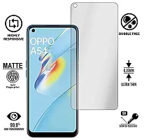 Imperium Frosted Matte Finish (Anti -Scratch) Tempered Glass Screen Protector for Oppo A54-thumb1