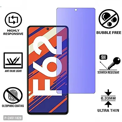 Imperium Anti Blue Light (Blue Light Resistant to Protect your Eyes) Tempered Glass Screen Protector for Samsung Galaxy F62-thumb2