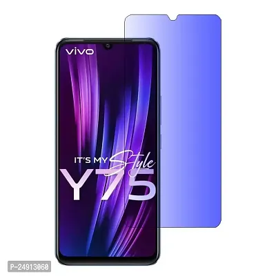 Imperium Anti Blue Light (Blue Light Resistant to Protect your Eyes) Tempered Glass Screen Protector for Vivo Y75 4G-thumb0