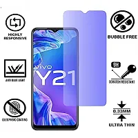 Imperium Anti Blue Light (Blue Light Resistant to Protect your Eyes) Tempered Glass Screen protector for Vivo Y21-thumb1