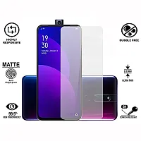 Imperium Frosted Matte Finish (Anti -Scratch) Tempered Glass Screen Protector for Oppo F11 Pro-thumb1