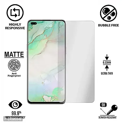 Imperium Frosted Matte Finish (Anti -Scratch) Tempered Glass Screen Protector for Oppo Reno 3 Pro-thumb2