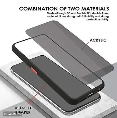 Imperium Rubberized (Matte Finish) Translucent (Smoky Grey Color Back Panel) Shockproof Back Case Cover with Camera Bump Protection for Apple iPhone-thumb2