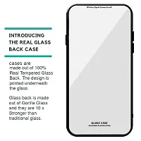 Imperium Toughened Glossy Hybrid Back Case for Realme C21Y (Tempered Glass Back Panel + TPU Frame) Compatible for Realme C21Y - White-thumb2