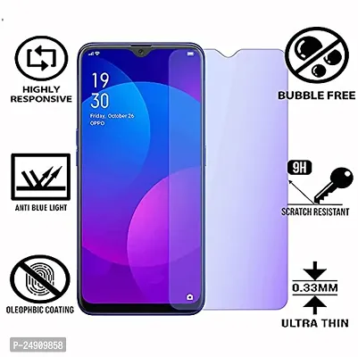 Imperium Anti Blue Light (Blue Light Resistant to Protect your Eyes) Tempered Glass Screen Protector for Oppo A5s-thumb2