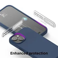 Imperium Silicone Back Case for Apple iPhone 15 |Liquid Silicone| Thin, Slim, Soft Rubber Gel Case | Raised Bezels for Extra Protection of Camera  Screen (Navy Blue).-thumb3