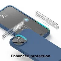 Imperium Silicone Back Case for Apple iPhone 15 Plus |Liquid Silicone| Thin, Slim, Soft Rubber Gel Case | Raised Bezels for Extra Protection of Camera  Screen (Storm Blue).-thumb3