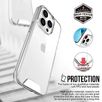 Imperium Back Cover for iPhone 15 Pro | Ultra Hybrid Clear Space Case | Hard Back  Soft Bumper | Raised Bezels for Extra Protection of Screen  Camera (Crystal Clear).-thumb3