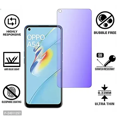 Imperium Anti Blue Light (Blue Light Resistant to Protect your Eyes) Tempered Glass Screen Protector for Oppo A54-thumb2