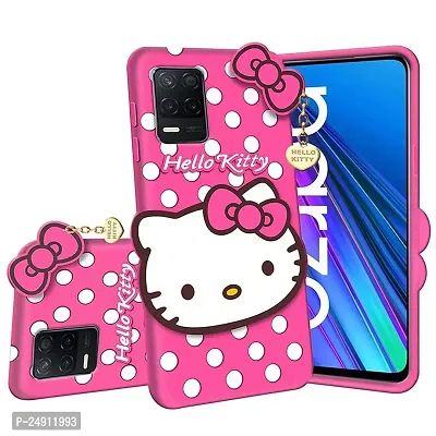 Imperium 3D Hello Kitty Soft Rubber-Silicon Back Cover for Realme Narzo 30 5G