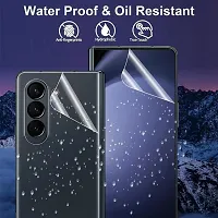 Imperium HD Clear Screen Protector (Full Covered Outer + Inside TPU Film + Back Panel) designed for Samsung Galaxy Fold 5 5G - Transaprent-thumb1