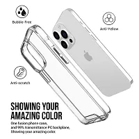 Imperium Back Cover for iPhone 15 Pro Max| Ultra Hybrid Clear Space Case | Hard Back  Soft Bumper | Raised Bezels for Extra Protection of Screen  Camera (Crystal Clear).-thumb2