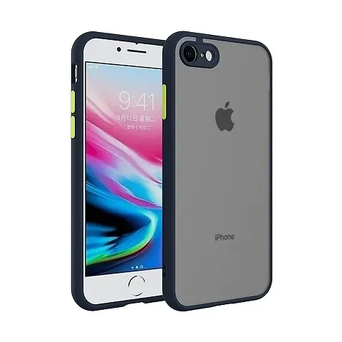 Imperium Rubberized (Matte Finish) Translucent (Smoky Grey Color Back Panel) Shockproof Back Case Cover with Camera Bump Protection for Apple iPhone