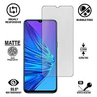 Imperium Frosted Matte Finish (Anti -Scratch) Tempered Glass Screen Protector for Realme 5, Realme 5i  Realme 5s-thumb1