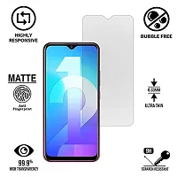 Imperium Frosted Matte Finish (Anti -Scratch) Tempered Glass Screen Protector for Vivo Y12-thumb1