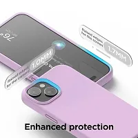 Imperium Silicone Back Case for Apple iPhone 15 Plus |Liquid Silicone| Thin, Slim, Soft Rubber Gel Case | Raised Bezels for Extra Protection of Camera  Screen (Lilac).-thumb3